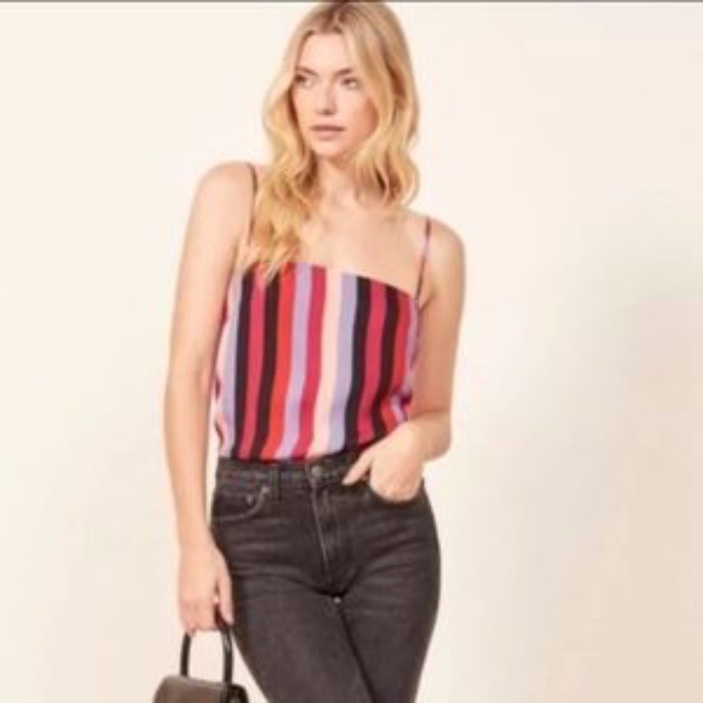Reformation Striped Tank